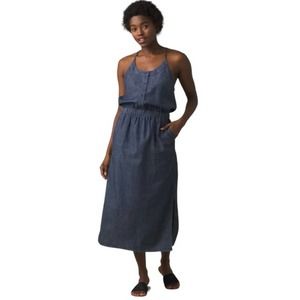 prAna Sky Haven Dress in Deep Denim Size Medium NWT